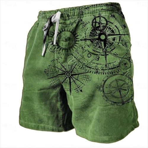 Badehose kompass muster strand - kompass,