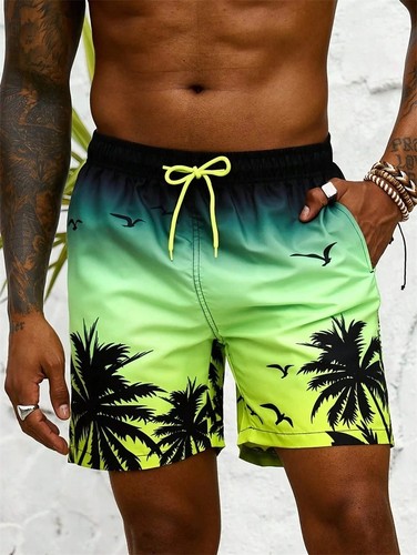 Herren badeshorts palm graphic - herren,